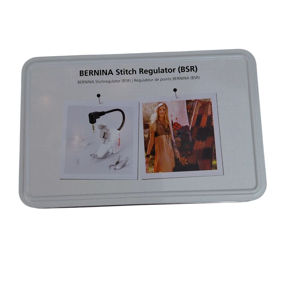 Bernina BSR Stitch Regulator Foot with Tin Instruction Book New - Picture 8 of 8